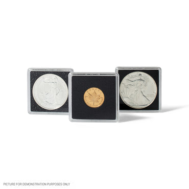 15 YEAR PROTECTION - Lighthouse Quadrum INTERCEPT 38mm Square Coin Capsules - Packet of 6