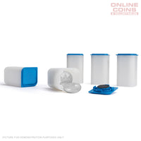Lighthouse Stackable Square Sqube Coin Tube for 20 coins up to 40-41mm