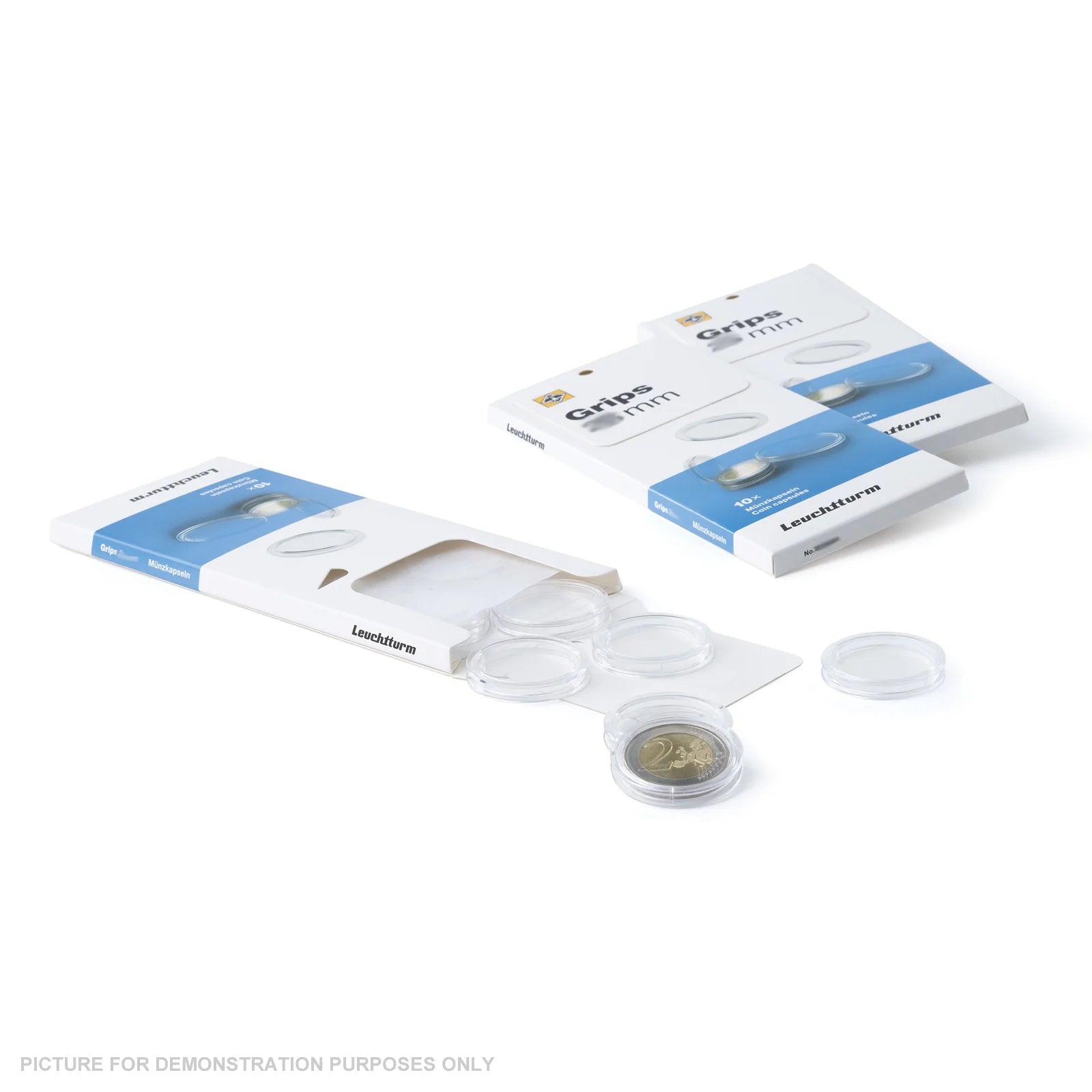 Lighthouse Grips Coin Capsules - Round 25mm - Packet of 10
