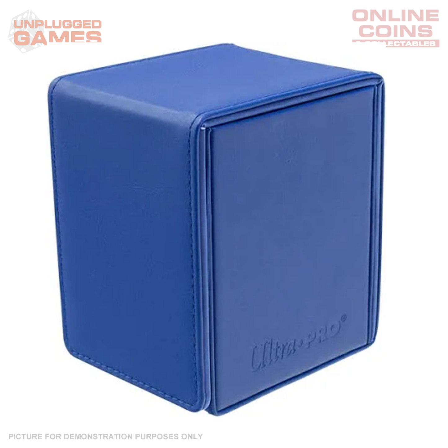 Ultra Pro - Vivid Deck Box - Deluxe Alcove Flip - BLUE