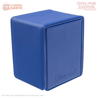 Ultra Pro - Vivid Deck Box - Deluxe Alcove Flip - BLUE