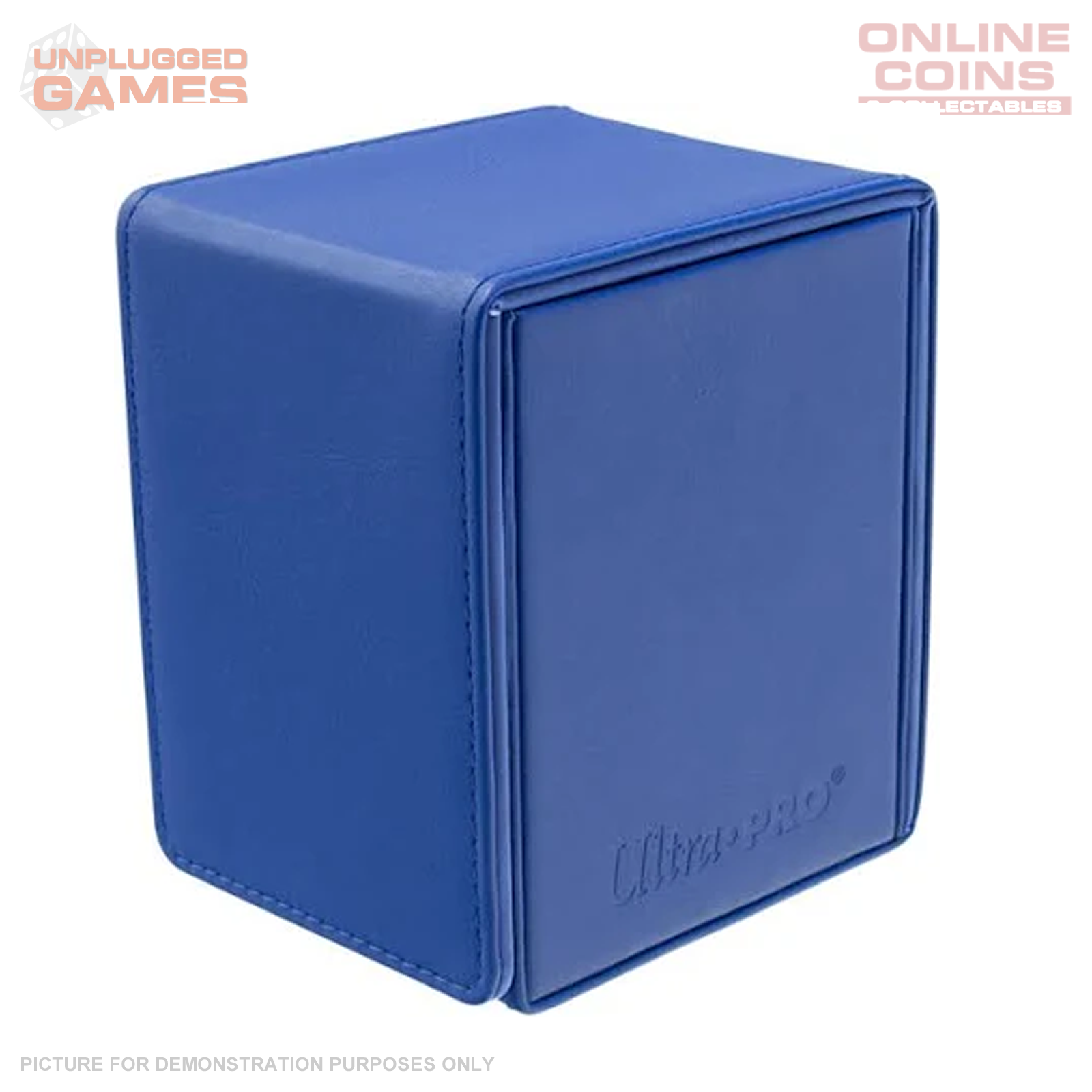 Ultra Pro - Vivid Deck Box - Deluxe Alcove Flip - BLUE