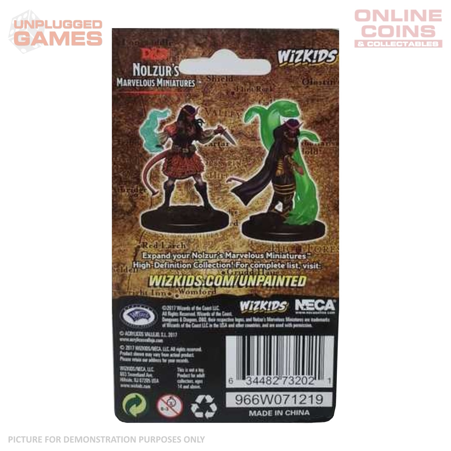 Dungeons & Dragons Nolzurs Marvelous Unpainted Miniatures - Tiefling Sorcerer