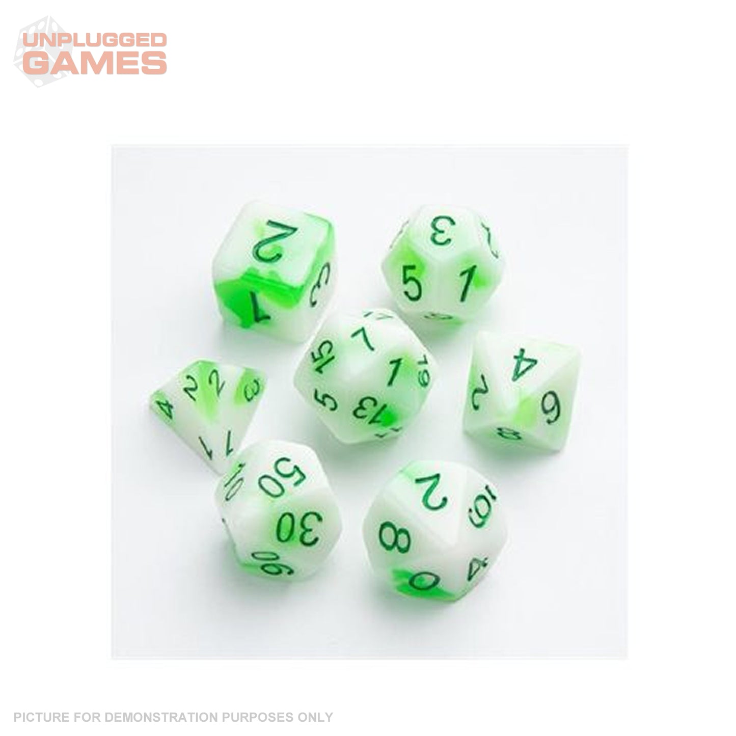 Gamegenic Galaxy Series - Venom Stones - RPG Dice Set (7pcs)