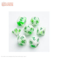 Gamegenic Galaxy Series - Venom Stones - RPG Dice Set (7pcs)