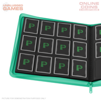 Palms Off Gaming Stealth 12 Pocket Zip Binder - TURQUOISE