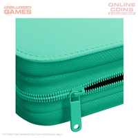Palms Off Gaming Stealth 12 Pocket Zip Binder - TURQUOISE