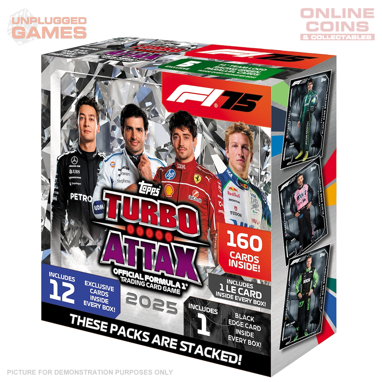F1 Turbo Attax 2025 Cards - BOX of 24