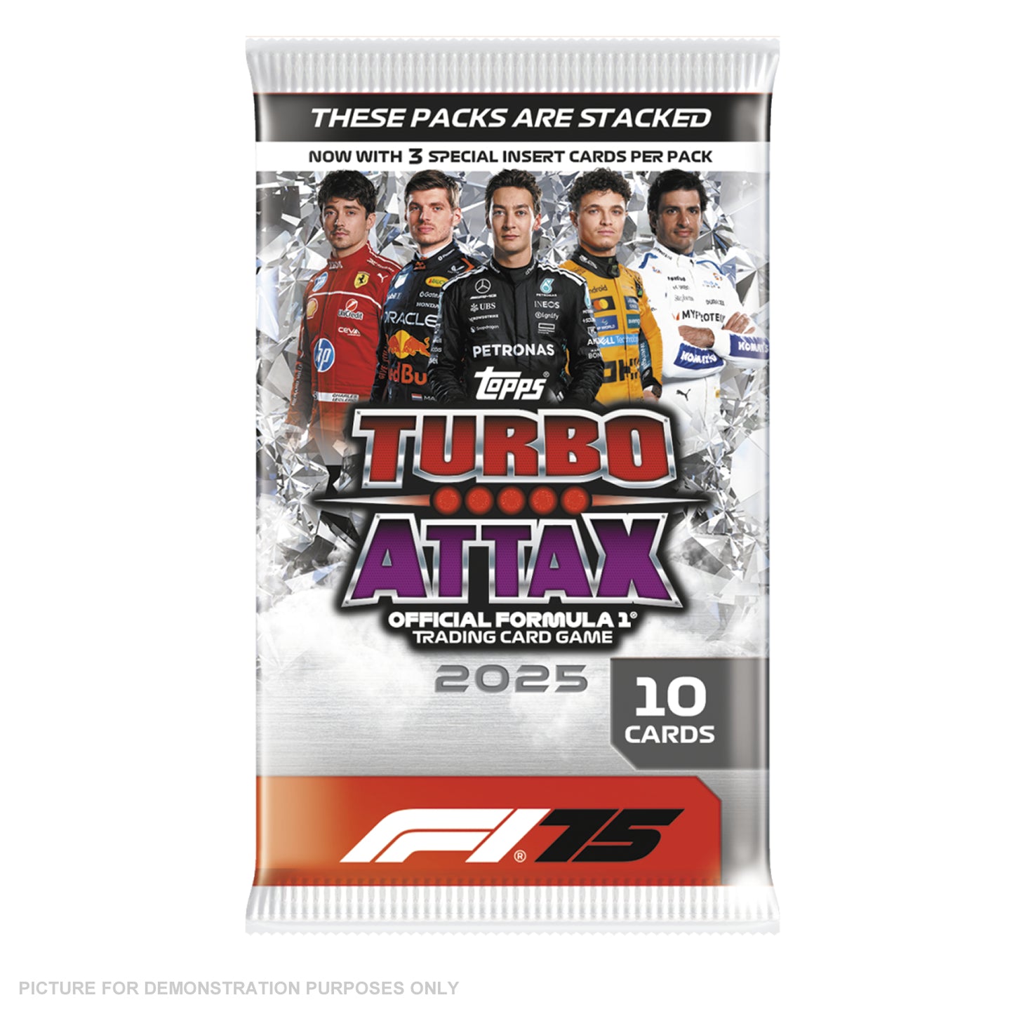 Topps Formula 1 Trading Card Game - F1 Turbo Attax 2025 SEALED BOOSTER Box (24 Packs)