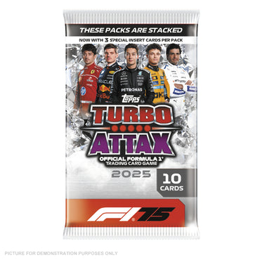 Topps Formula 1 Trading Card Game - F1 Turbo Attax 2025 SEALED BOOSTER Box (24 Packs)