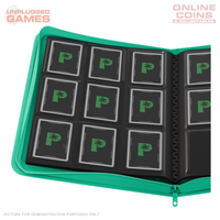 Palms Off Gaming Stealth 9 Pocket Zip Binder - Turquoise
