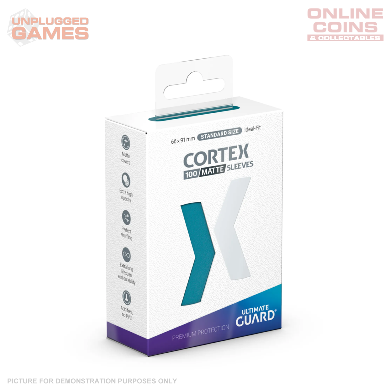 Ultimate Guard: Sleeves – Cortex Matte – Petrol