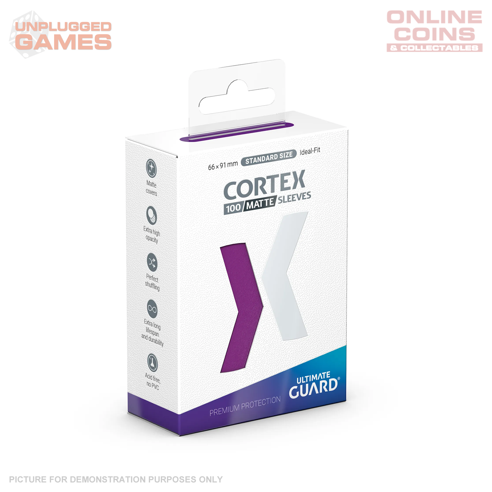 Ultimate Guard: Sleeves – Cortex Matte – Purple