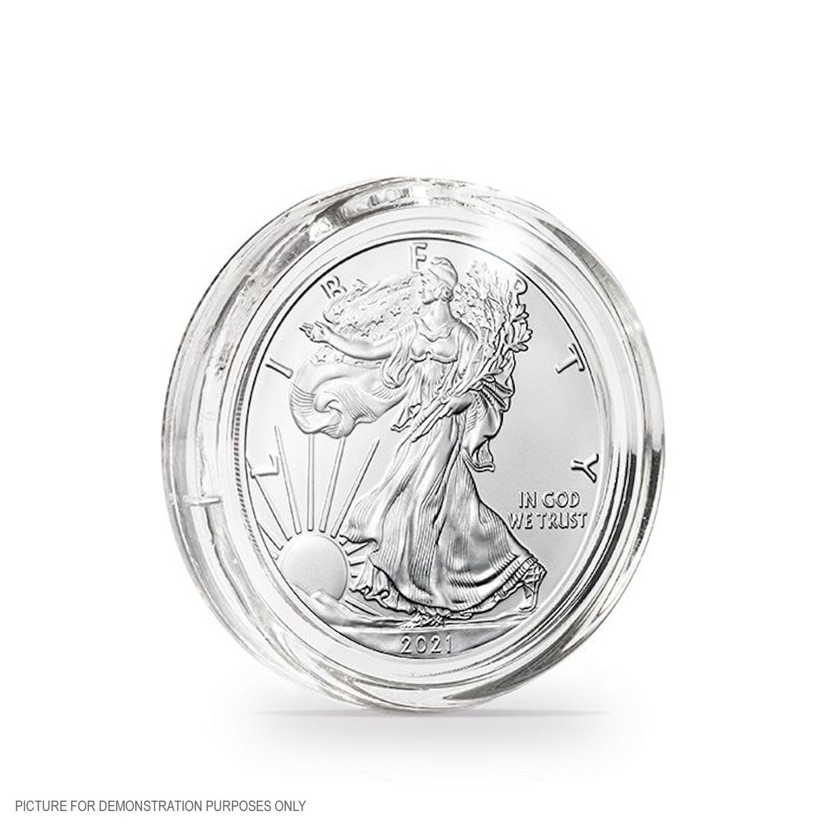 Lighthouse ULTRA PERFECT FIT 40.6mm Coin Capsules - Suit 1oz Silver American Eagle