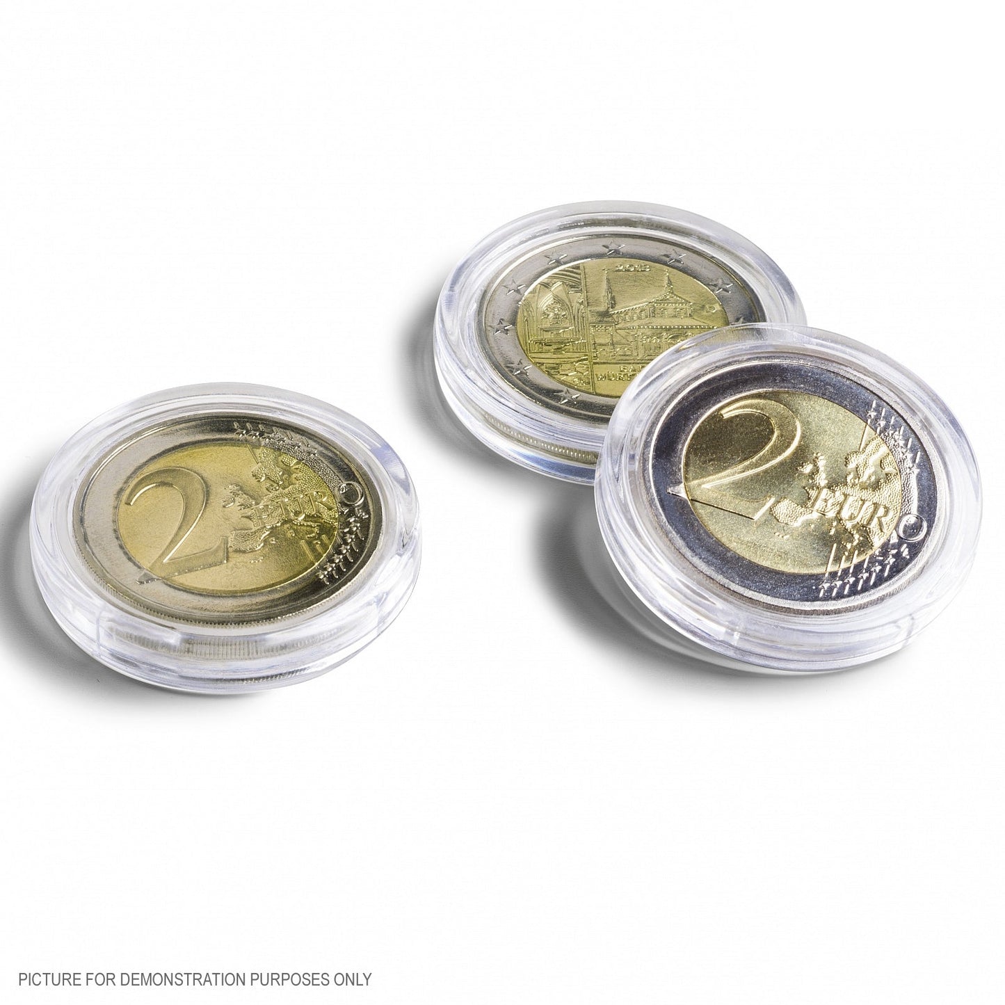 Lighthouse PERFECT FIT Coin Capsules - Round 25.75mm - Packet of 10 (Suitable For Australian $1 and Half-Penny Coins)