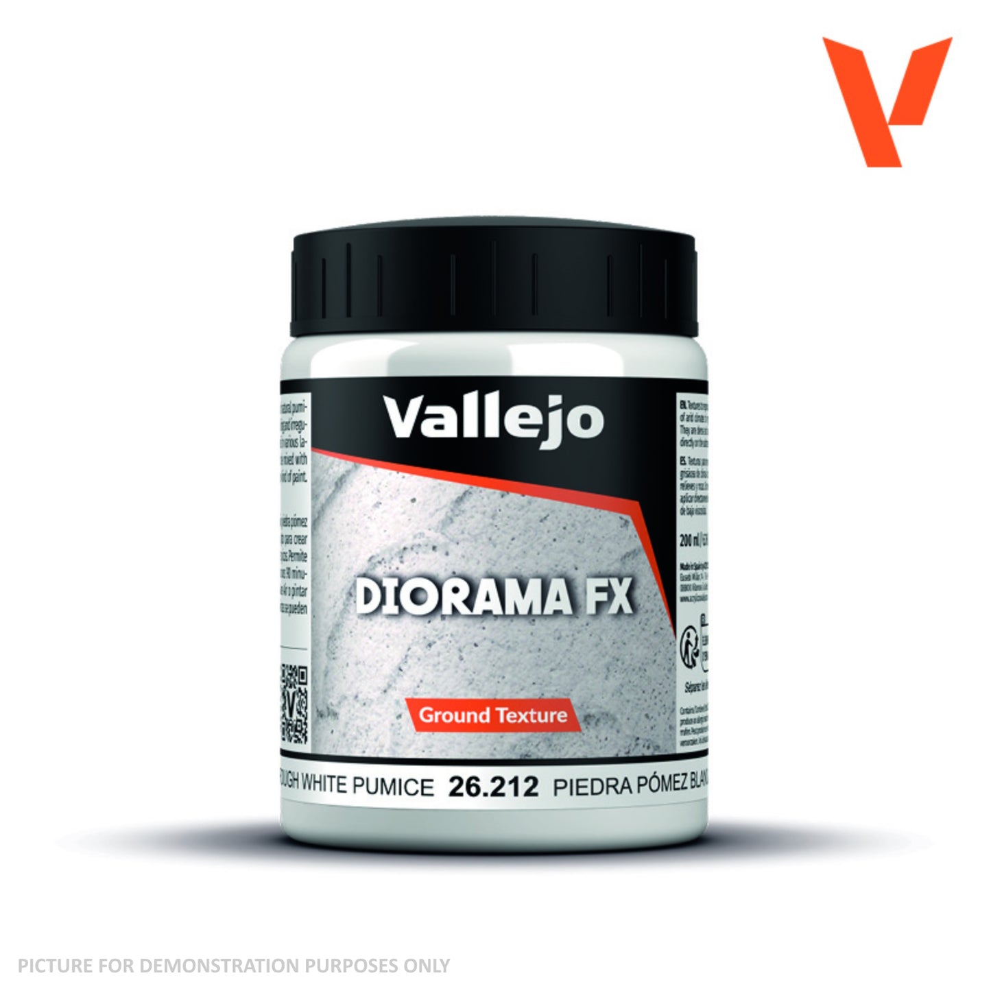 Vallejo Diorama Effects - 26.212 Ground Texture Acrylic Rough White Pumice 200ml