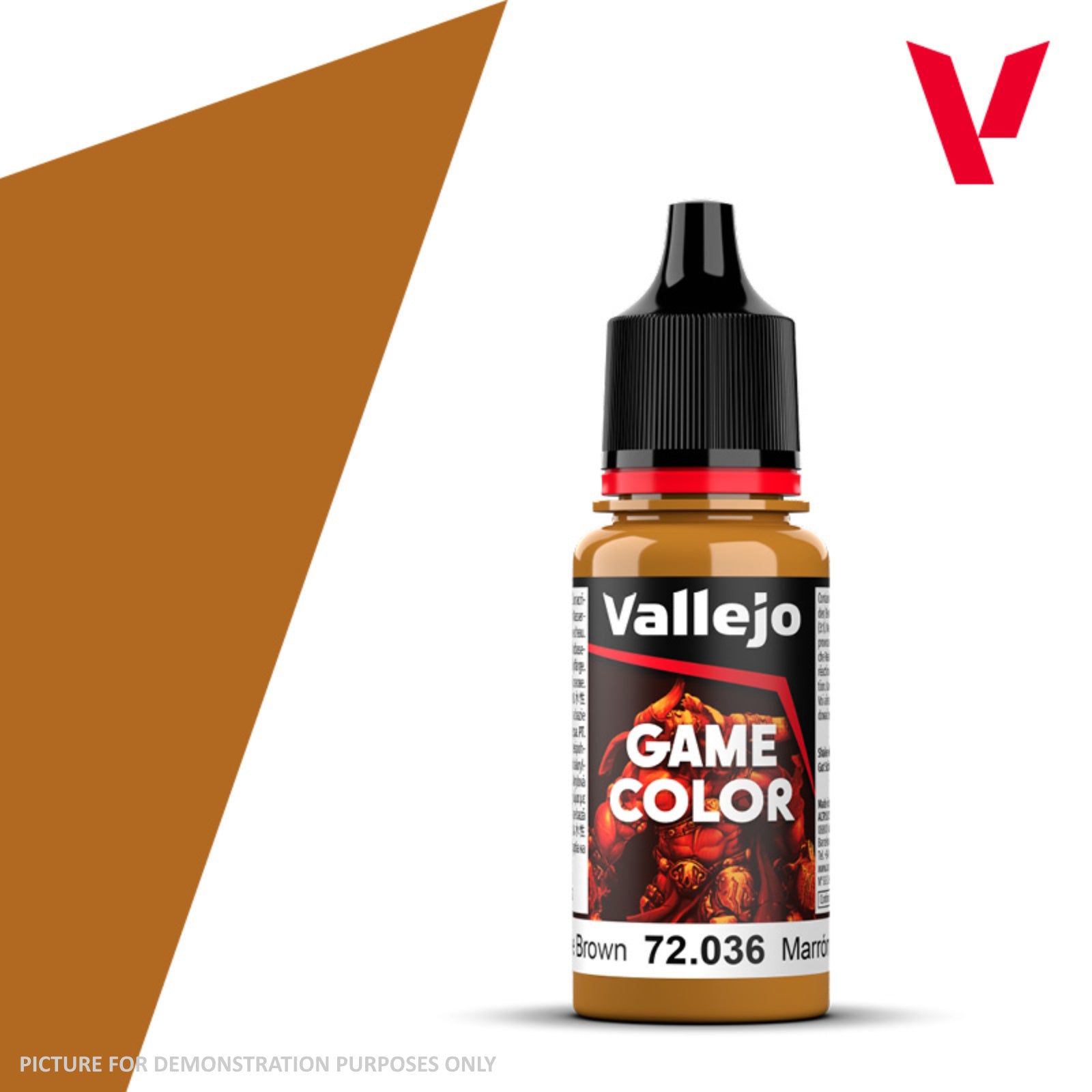 Vallejo Game Colour - 72.036 Bronze Brown 18ml