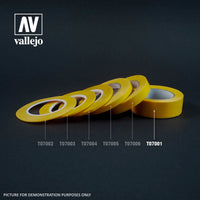 Vallejo Hobby Tools - Precision Masking Tape 18mmx18m - Single Pack