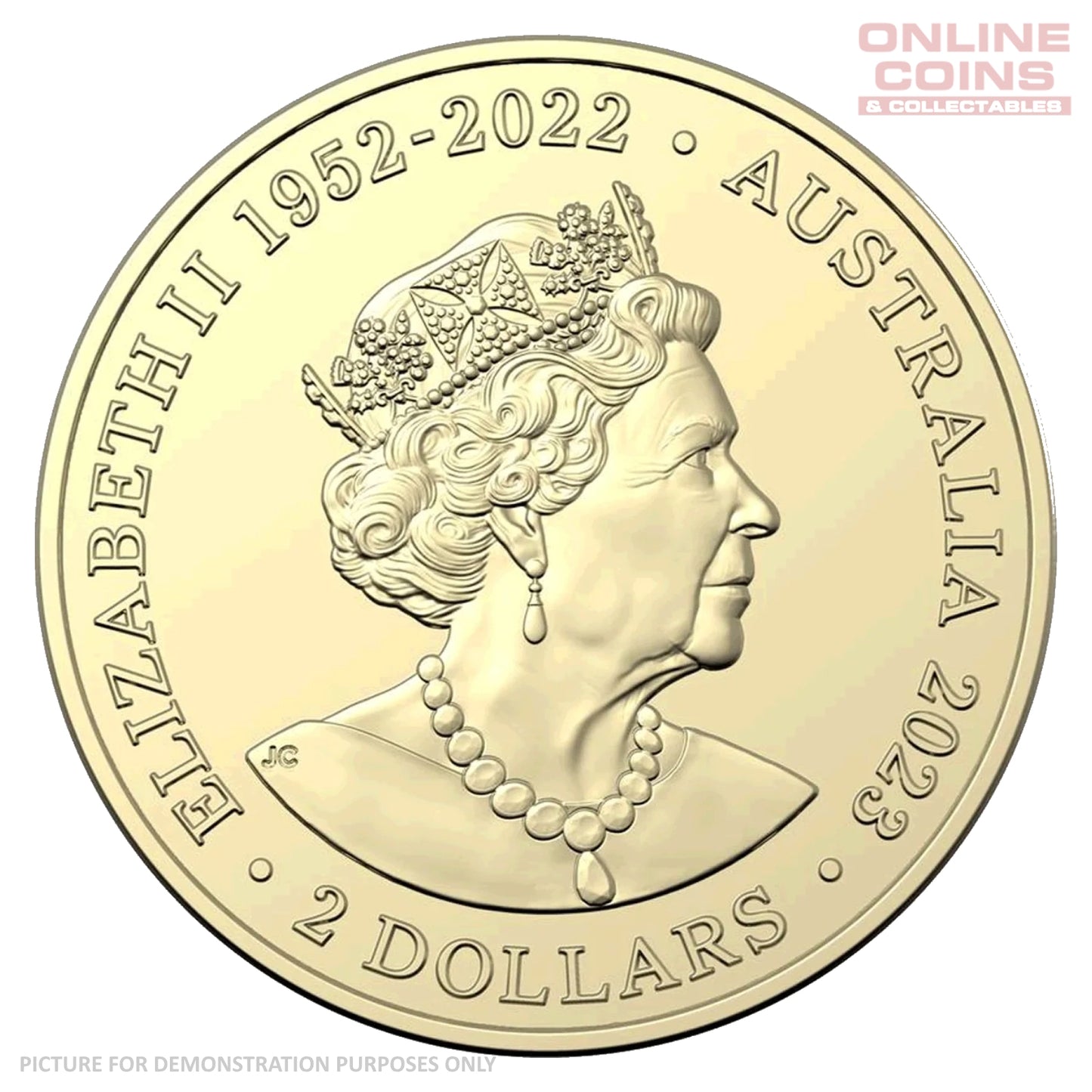 2023 $2 Circulated Coloured Coin - Yellow Matilda FIFA Soccer Loose Coin