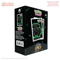 Pokemon Neon Kanto 105ct APEX Deck Protector Sleeves Venusaur