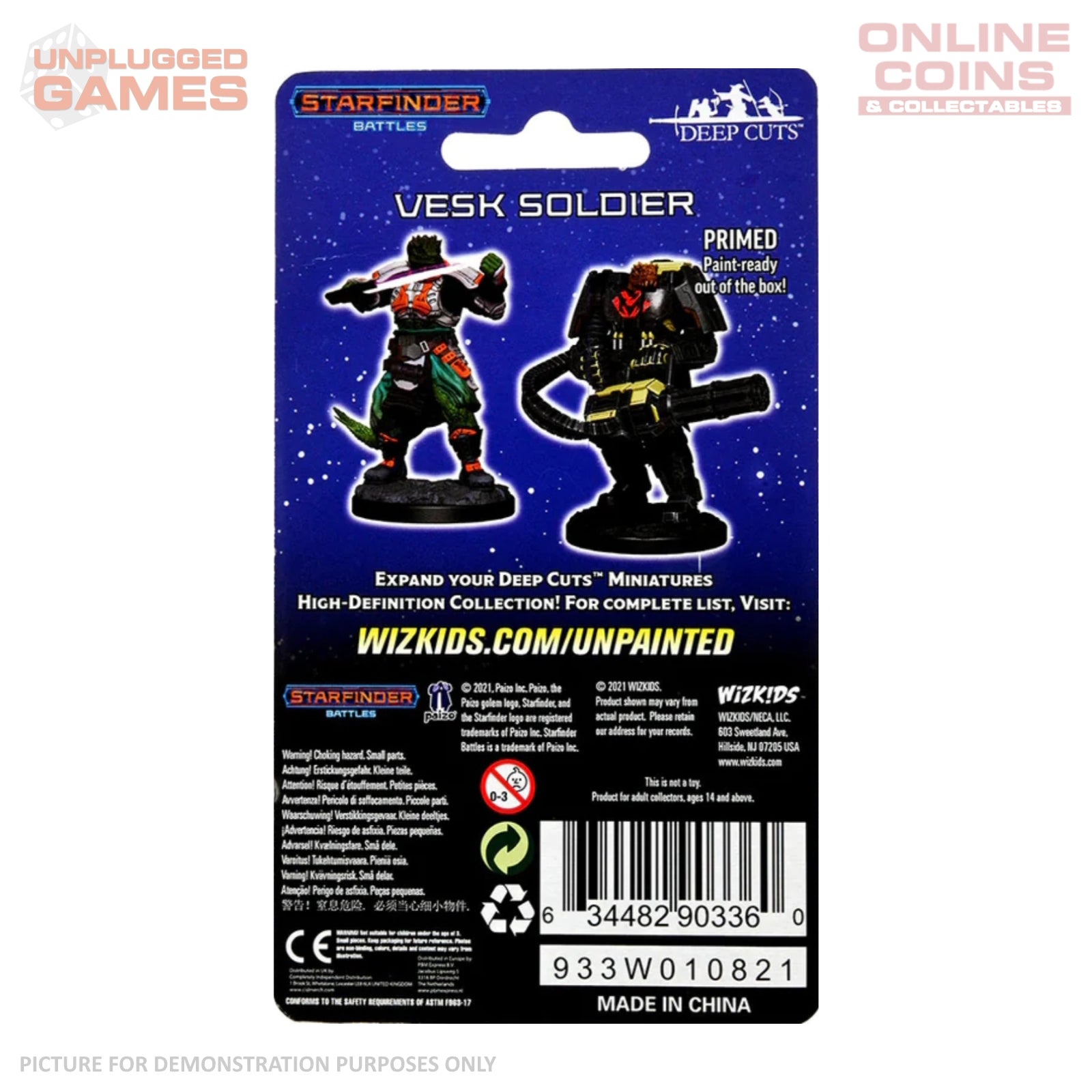 Starfinder Deep Cuts Unpainted Miniatures - Vesk Soldier – Online Coins ...