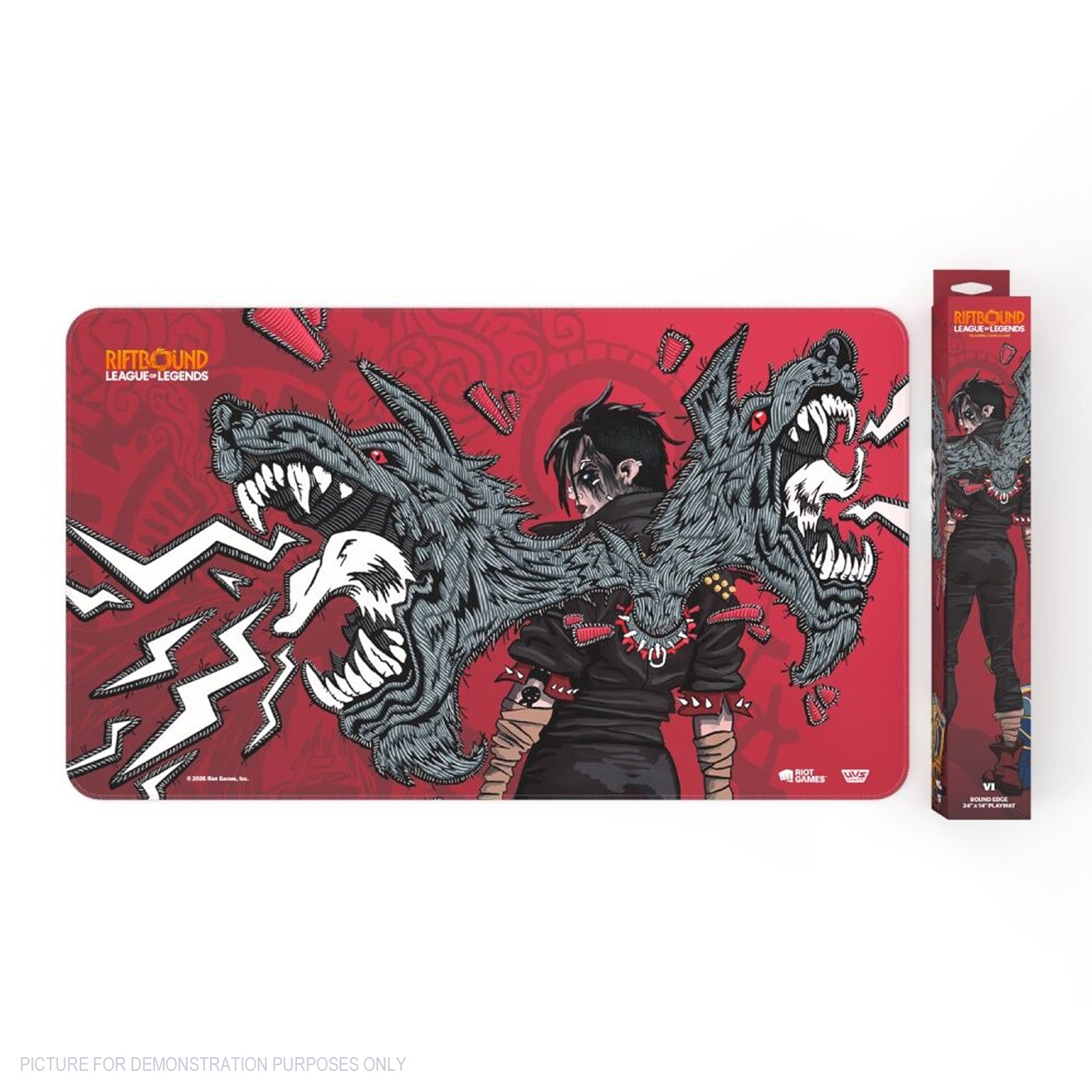 Riftbound League of Legends TCG – Playmat – Unleashed - Vi, Piltover Enforcer - PREORDER