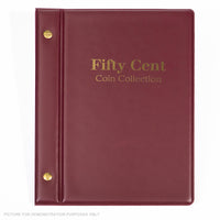 VST Burgundy 50c Coin Album (2024-2025)