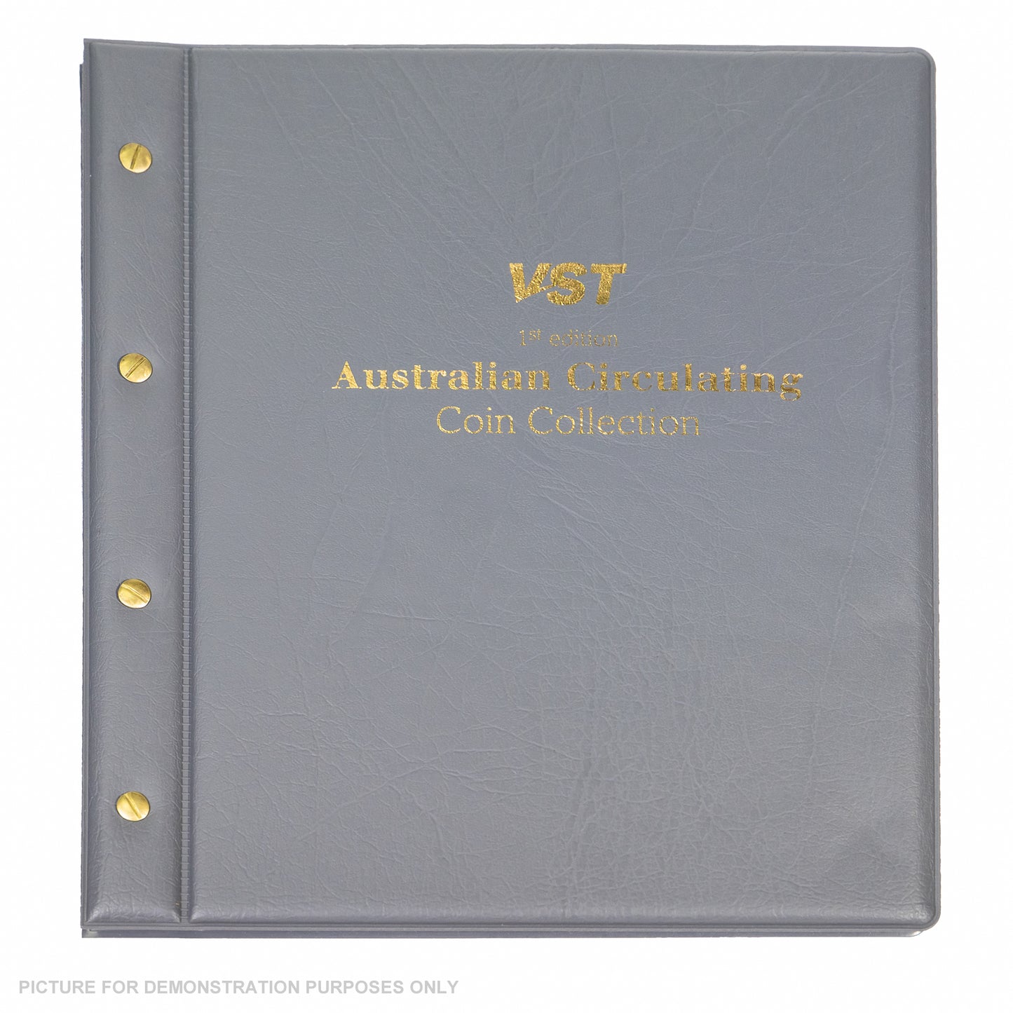 VST 1st Edition (NEW Design) Charcoal Grey Australian Circulated Decimal Coin Album (1966–2023)