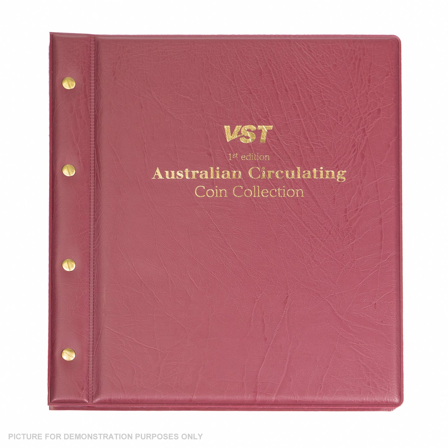 VST 1st Edition (NEW Design) Burgundy Australian Circulated Decimal Coin Album (1966–2023)