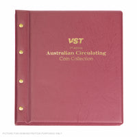 VST 1st Edition (NEW Design) Burgundy Australian Circulated Decimal Coin Album (1966–2023)