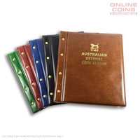 VST Coin Album - Australia Decimal Coin Album - BROWN (Updated To 2023)