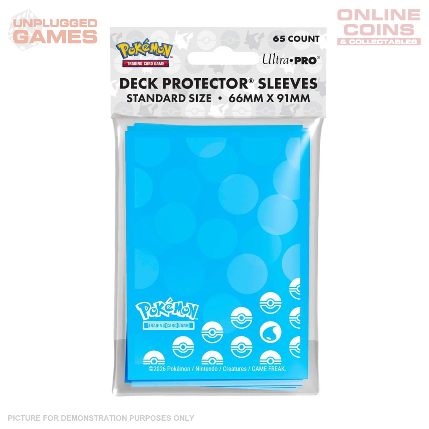 Ultra Pro Pokémon TCG - Energy 65ct Deck Protector Sleeves Water Type