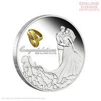 2026 Perth Mint Wedding 1oz 99.99% Silver Proof Coin