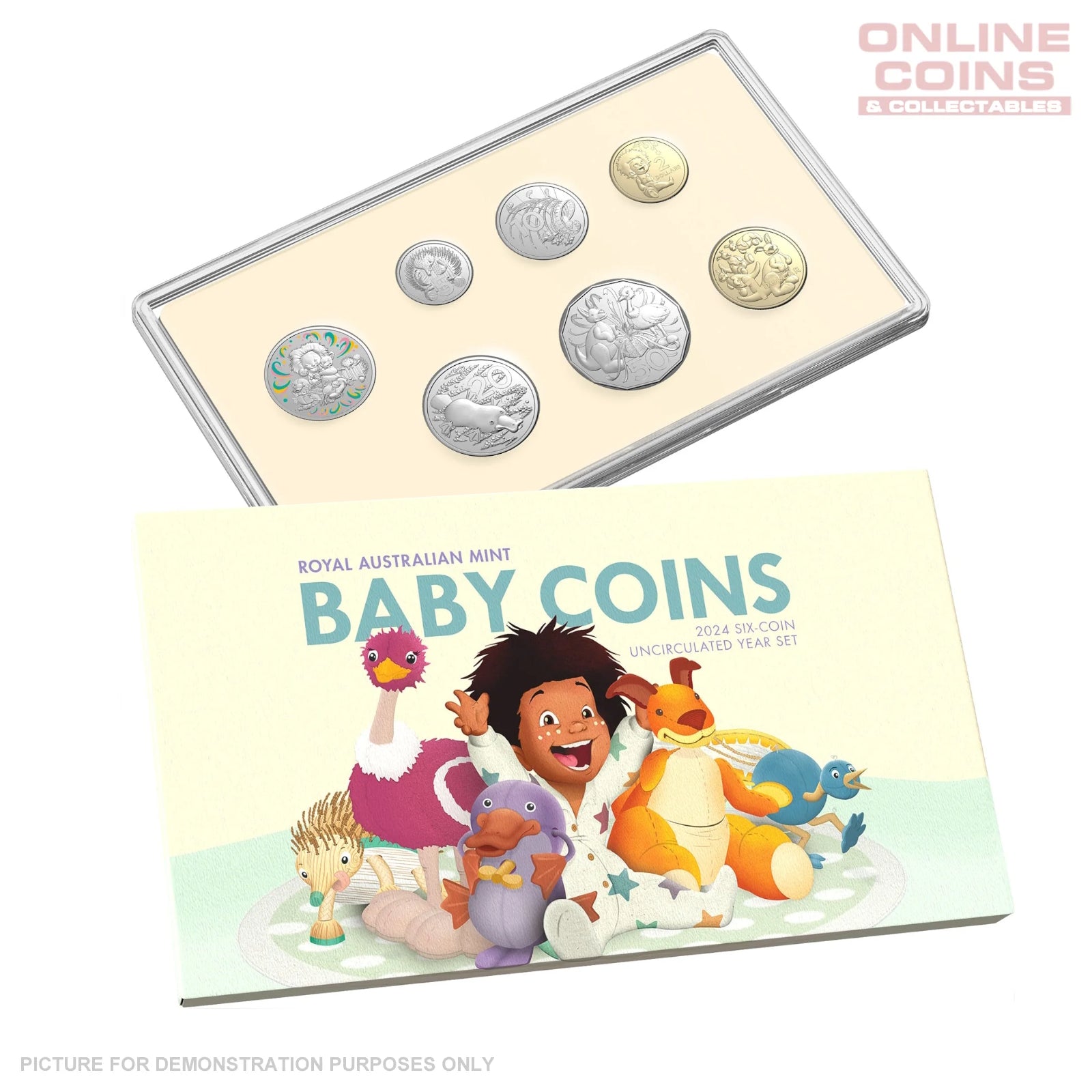 2024 Royal Australian Mint Uncirculated Baby Coin Set - Baby Coins