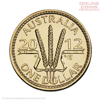 2012 Wheat Sheaf Dollar - 'C' Mintmark $1 Coin In Card