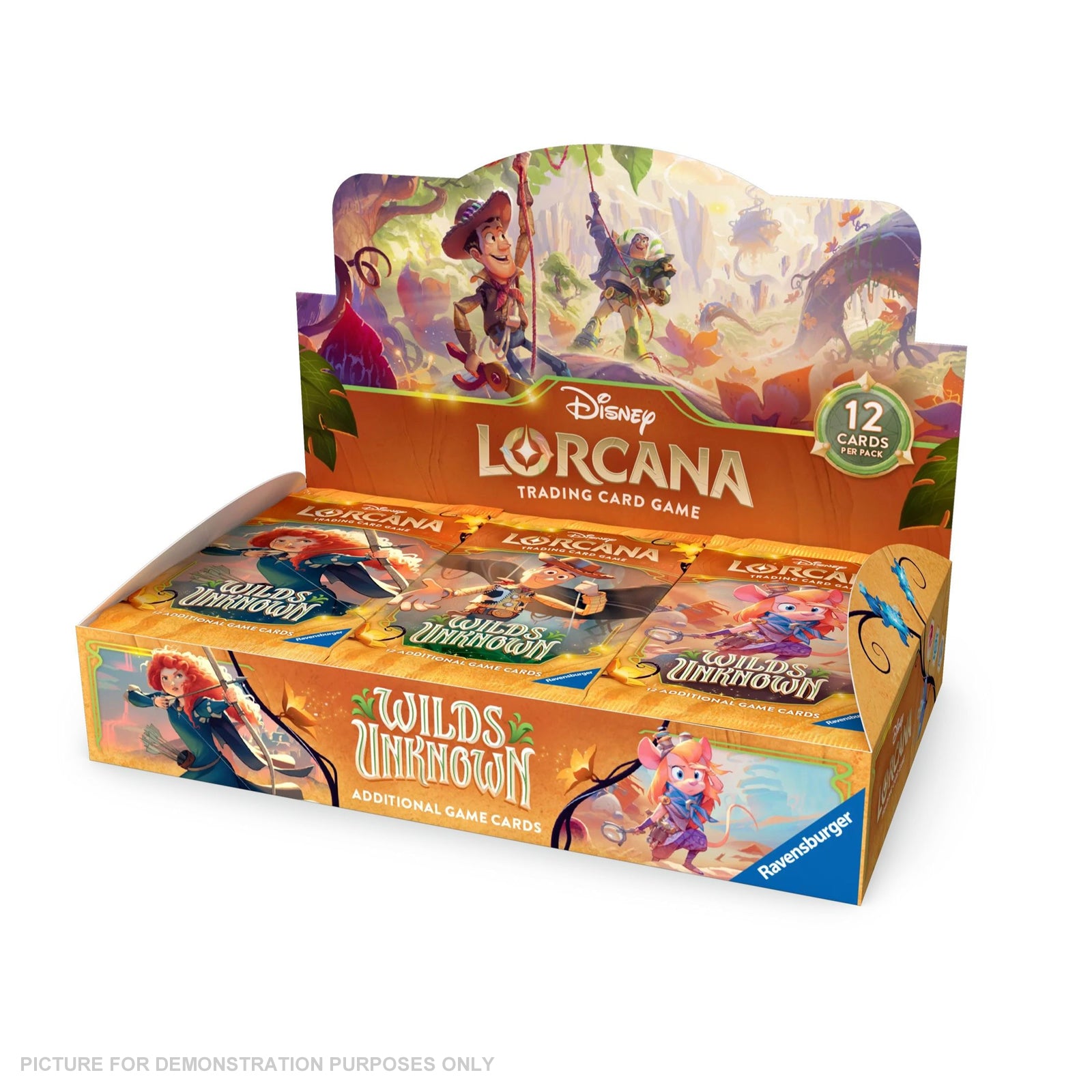 Lorcana - Series 12 - DLC Wilds Unknown - SEALED Booster Box (24 Packs)