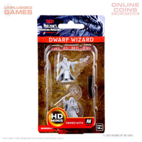 Dungeons & Dragons Nolzurs Marvelous Unpainted Miniatures - Dwarf Male Wizard
