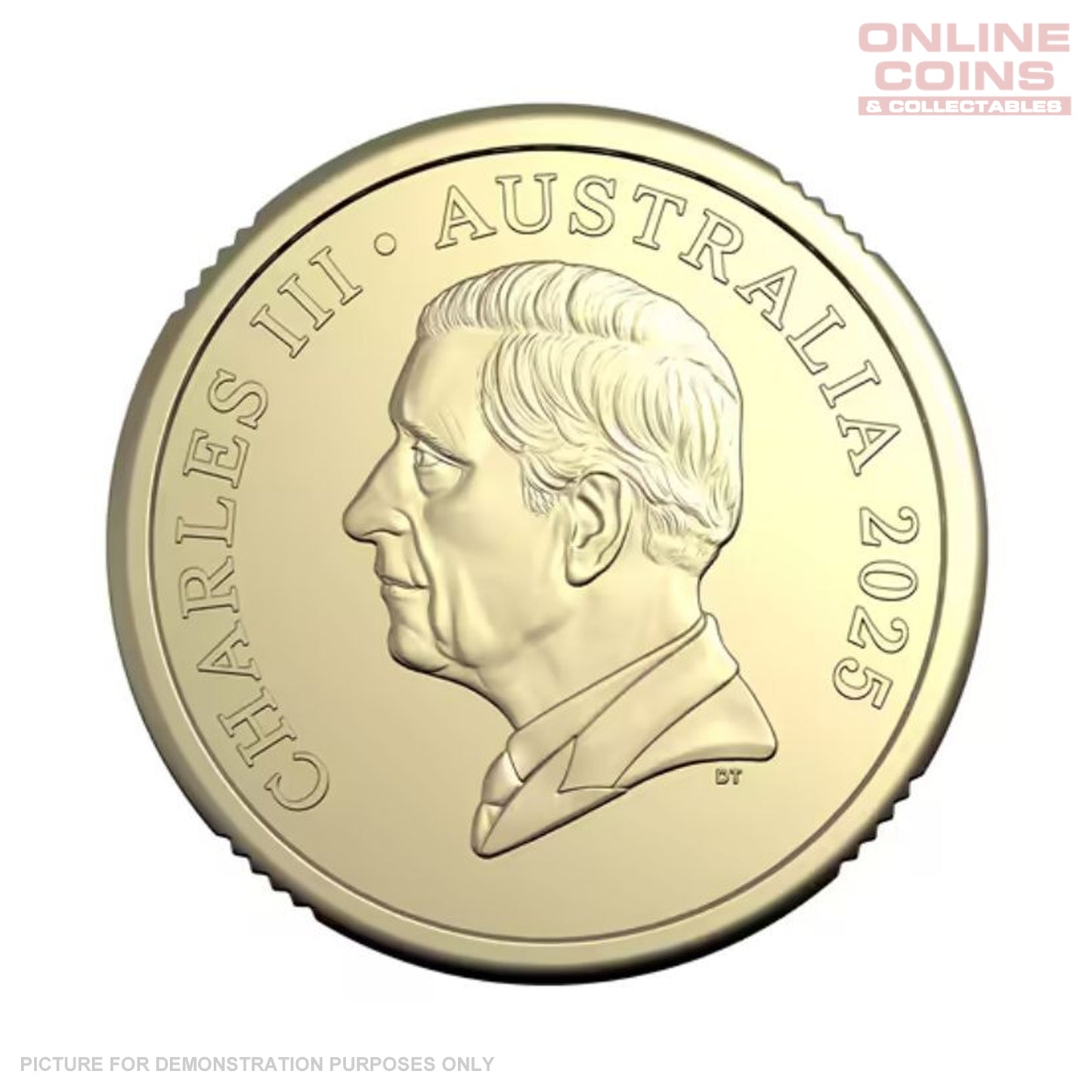 2025 LOOSE Circulated Women's Australian Open Coloured $2 Coin