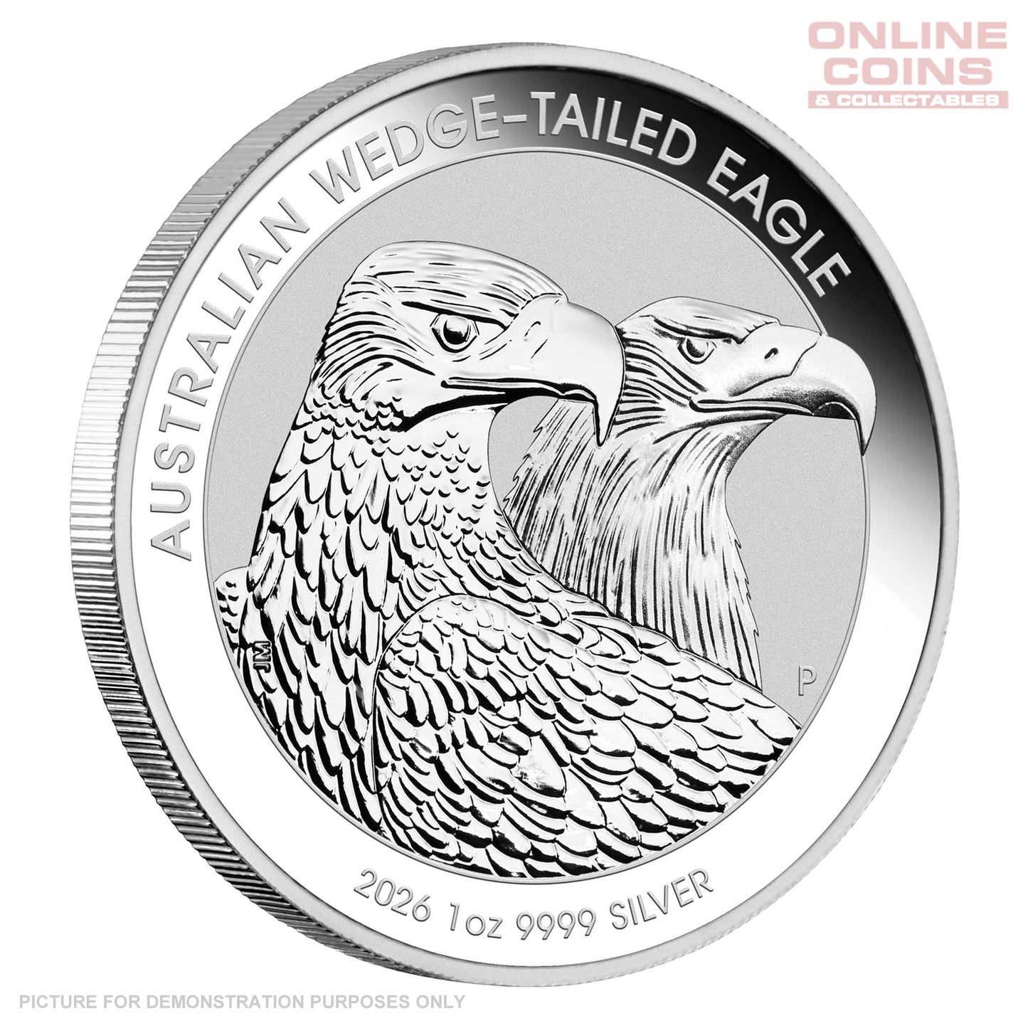 2026 Perth Mint - Wedge Tailed Eagle 1oz 99.99% Silver Coin in Nobile Case
