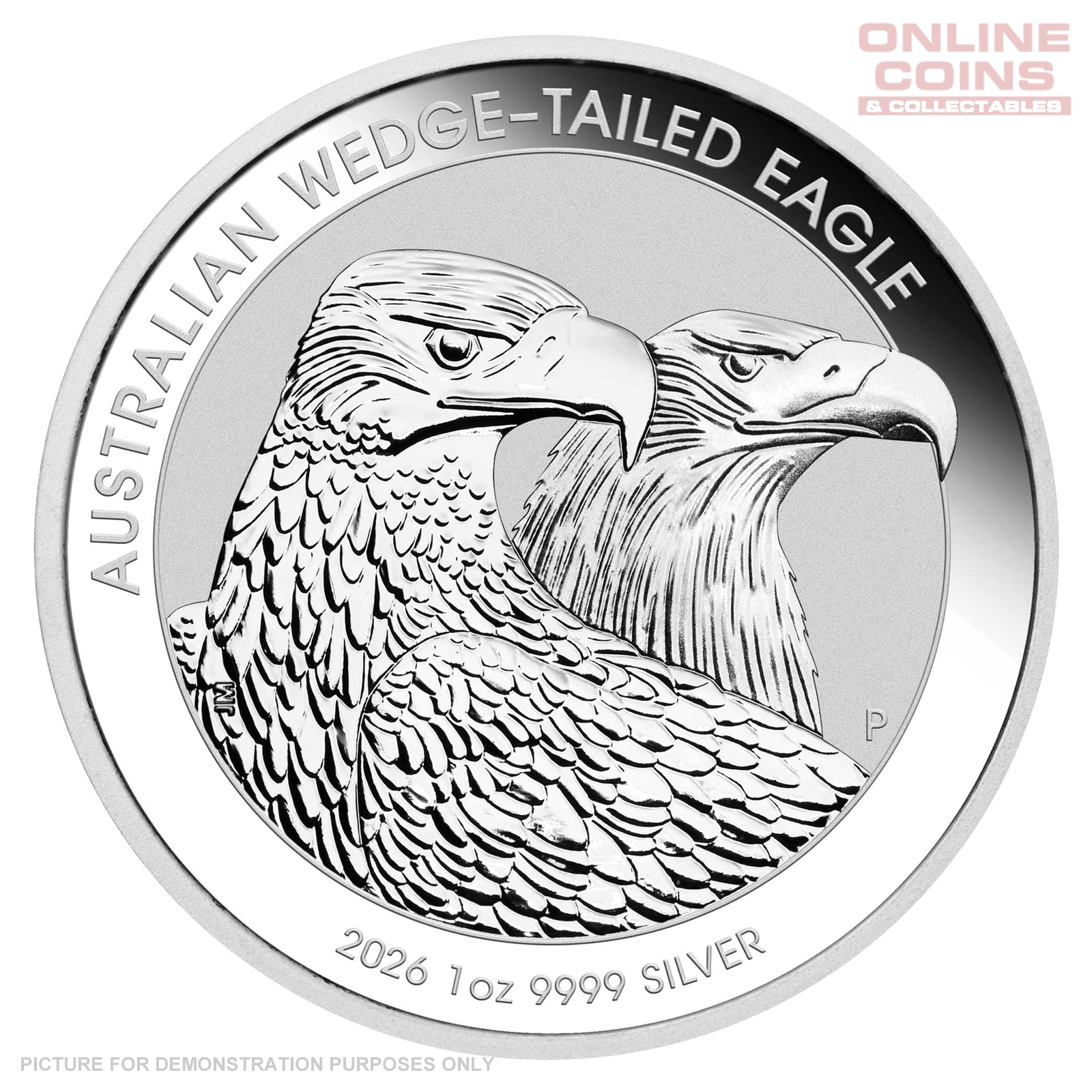 2026 Perth Mint - Wedge Tailed Eagle 1oz 99.99% Silver Coin in Nobile Case