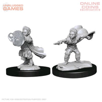 Pathfinder Deep Cuts Unpainted Miniatures - Male Halfling Wizard