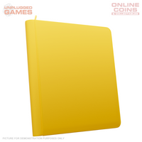 Palms Off Gaming Stealth 12 Pocket Zip Binder - YELLOW