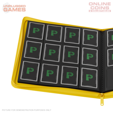 Palms Off Gaming Stealth 12 Pocket Zip Binder - YELLOW
