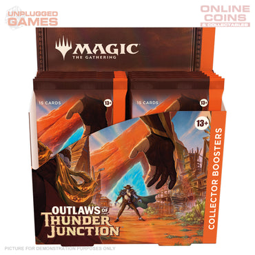 Magic the Gathering Outlaws of Thunder Junction - Collector Booster Box - 12 Packs - PREORDER