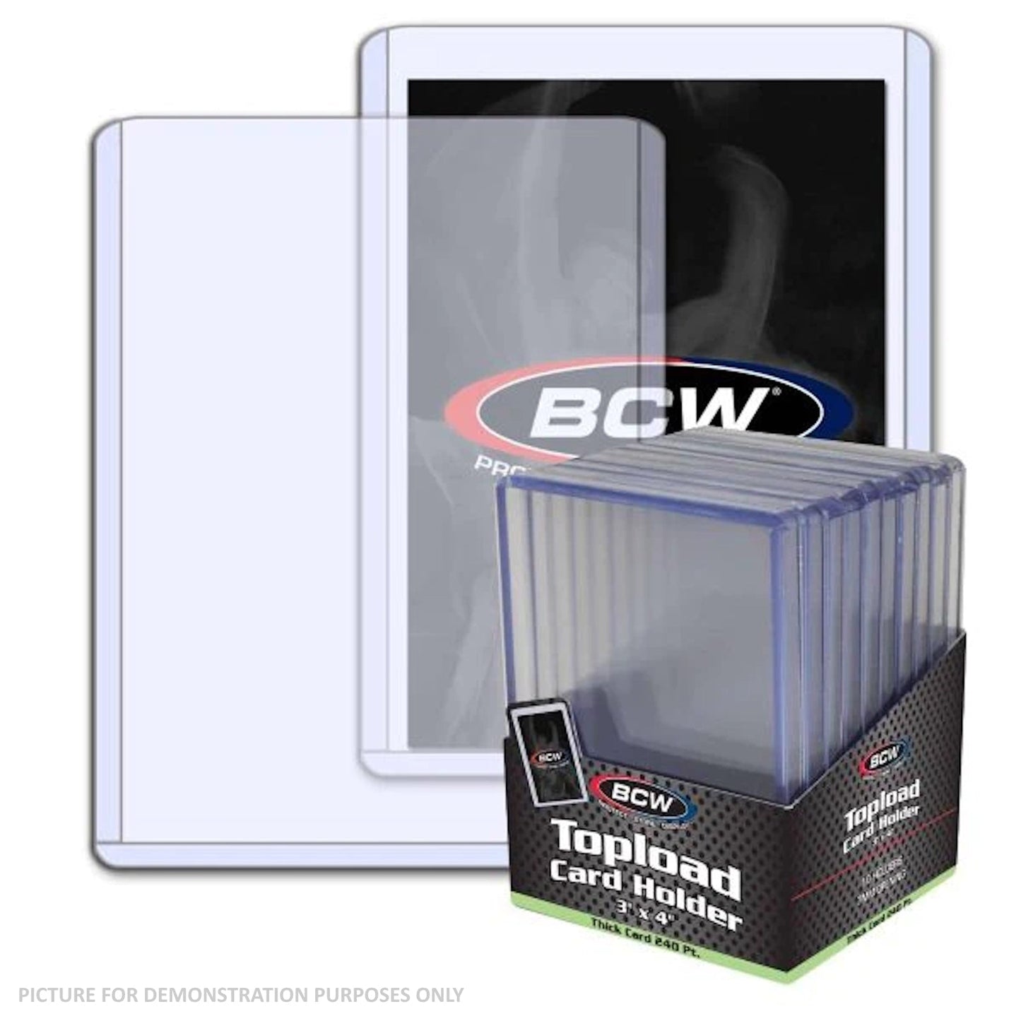 BCW 240pt CLEAR Toploaders - PACK OF 10