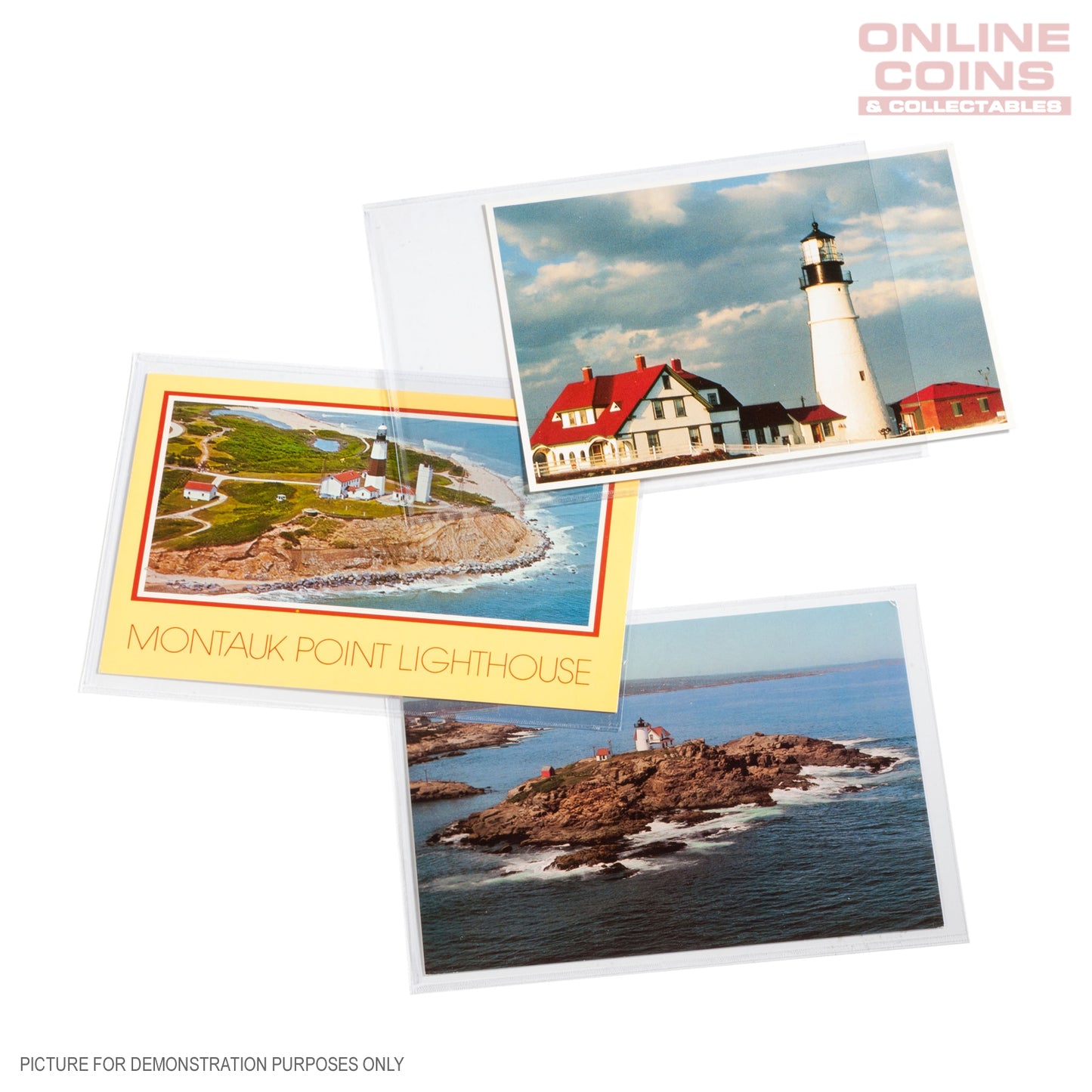 Lighthouse Postcard / Stationery Sleeves 150mm x 107mm - Packet of 50