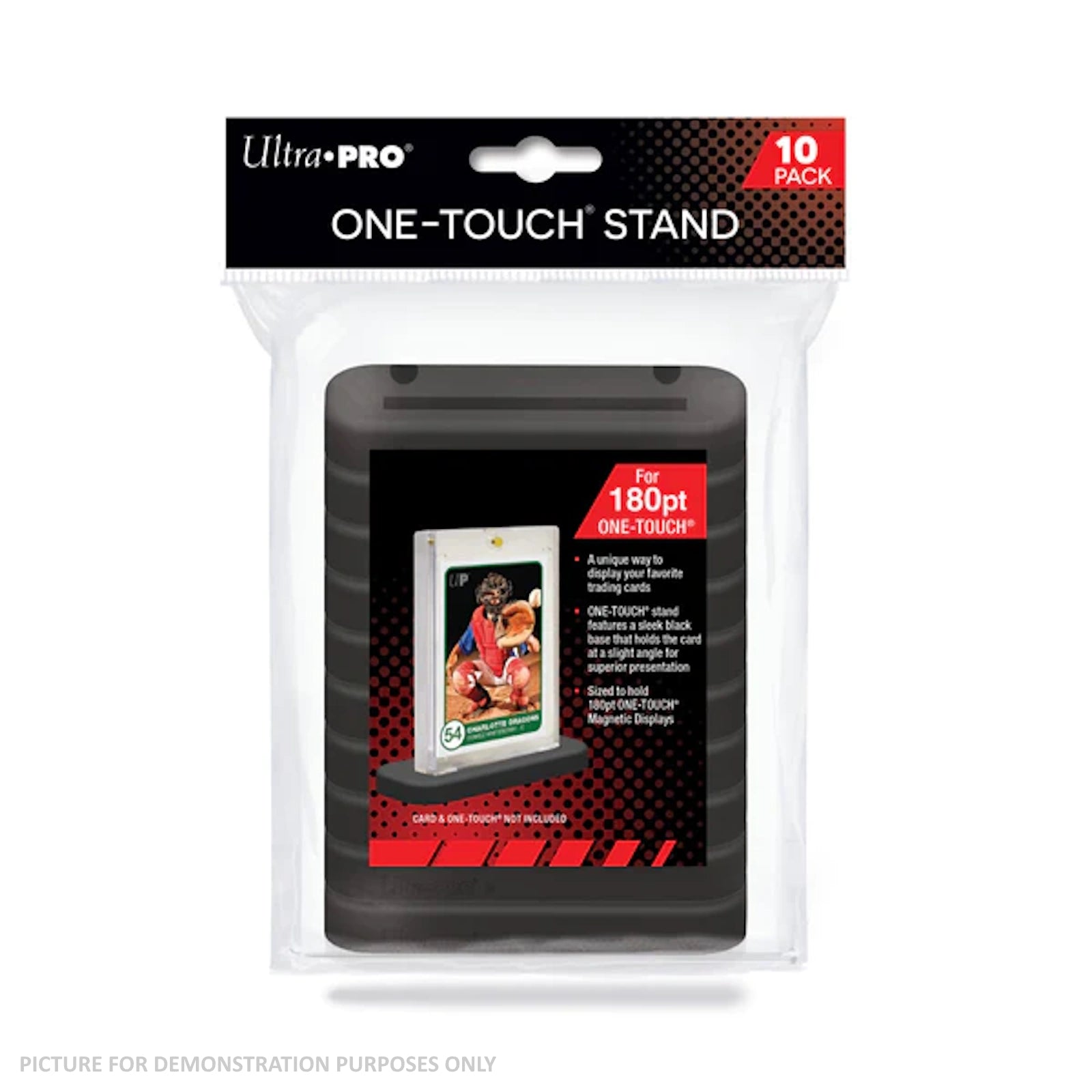 Ultra Pro One-Touch 180pt Stands - Black - Pack of 10