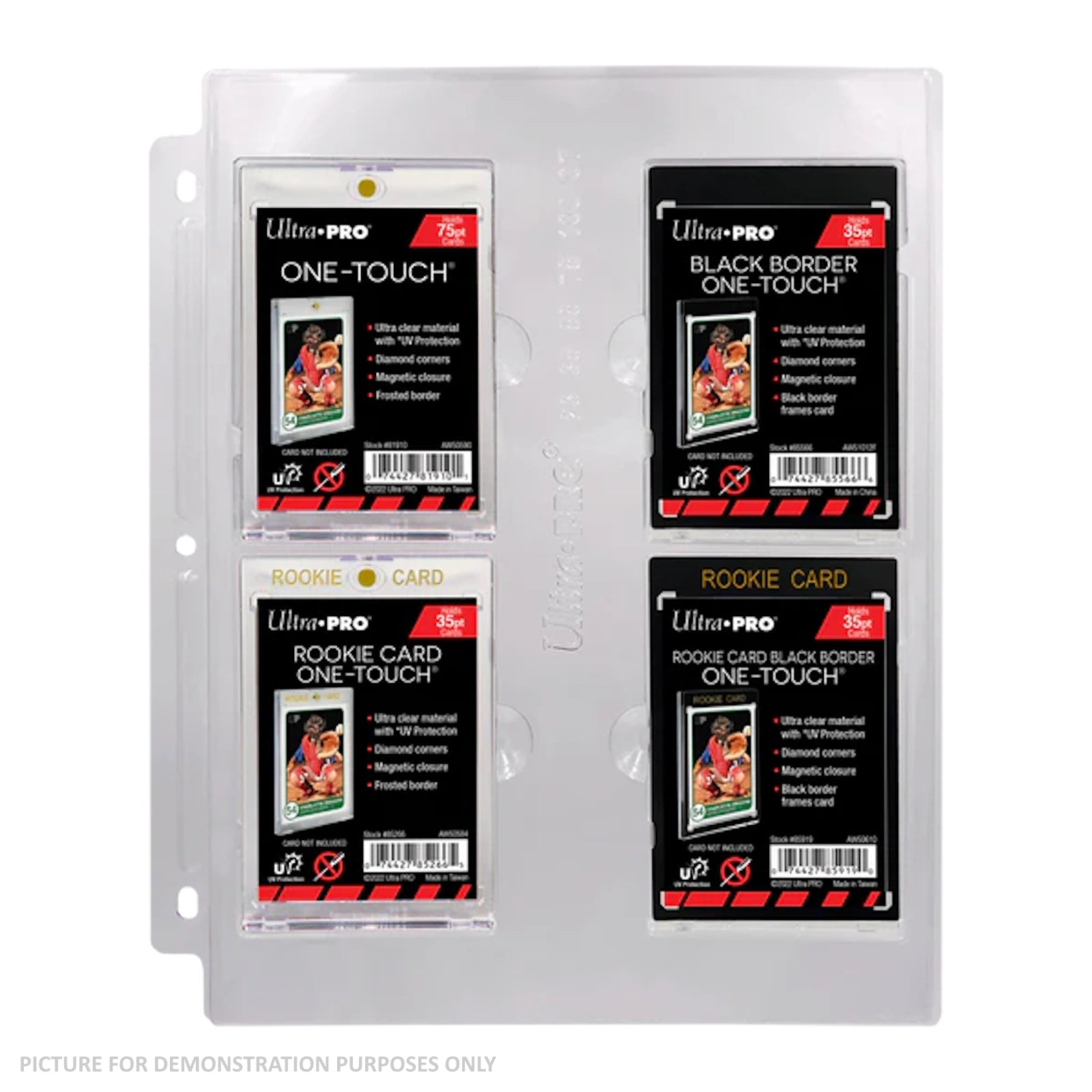 Ultra Pro One-Touch 23pt - 100pt 4 Pocket Page