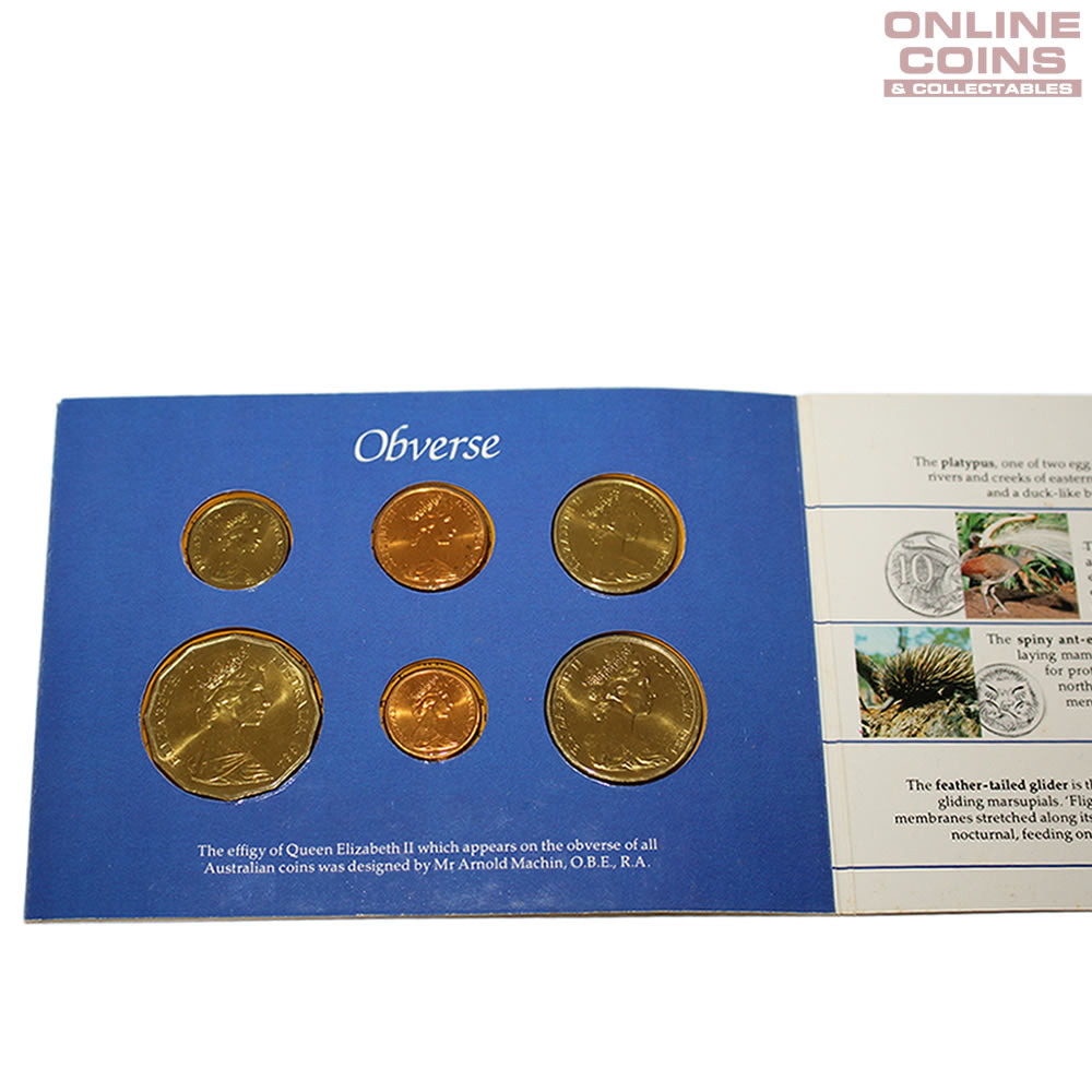 1984 Six Coin Uncirculated Year Set - Yellow Plastic