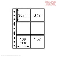 Lighthouse Grande 3-2C Clear Pocket Pages - Packet of 5